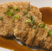 Crispy Sesame Veal with Asian Butter Sauce